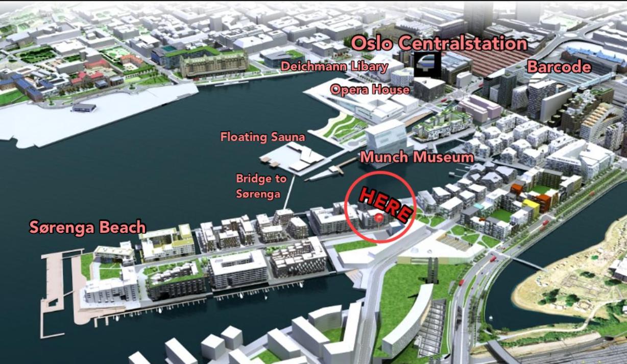 Sorenga Opera, Munch, Fjord & - Walking Distance From Centralstation Leilighet